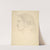 Profile and Superimposed Figure (early 20th century) by Kahlil Gibran