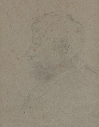 Profile Bust of a Man (verso)