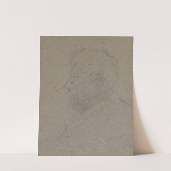 Profile Bust of a Man (verso) by Paul Gauguin