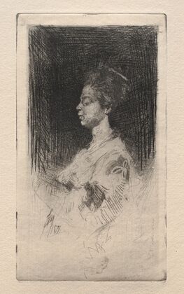 Profile Head of a Japanese Girl (1879)