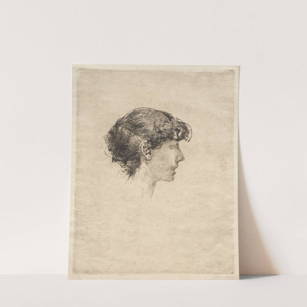Profile of a Girl (1800s) by Robert Frederick Blum