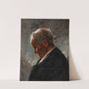 Profile of a grey-haired old man (after 1900) by Józef Mehoffer