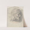 Profile of a Grotesque Head Facing Right by George Romney