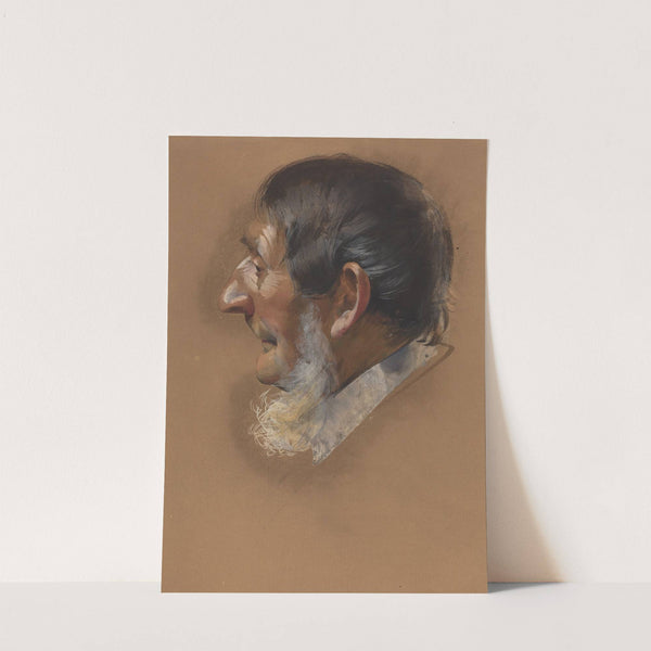 Profile of a Man with Sidewhiskers (c. 1850) by German School