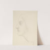 Profile of a Woman (1923) by Kahlil Gibran