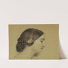 Profile of a Woman with a Braided Knot by Daniel Huntington