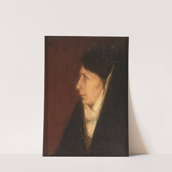 Profile of a Woman's Head by Henry Ossawa Tanner