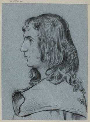 Profile of a Young Man with Long Hair (1889)