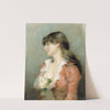 Profile Of A Young Woman (1882) by Albert Edelfelt