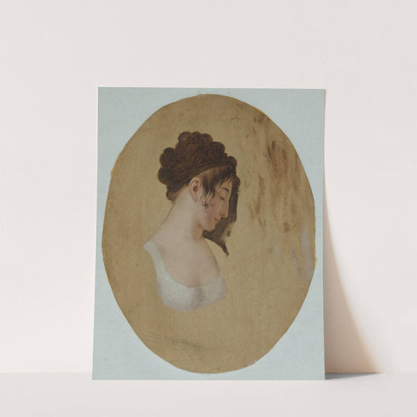 Profile of a Young Woman’s Head (circa 1794) by Louis Léopold Boilly