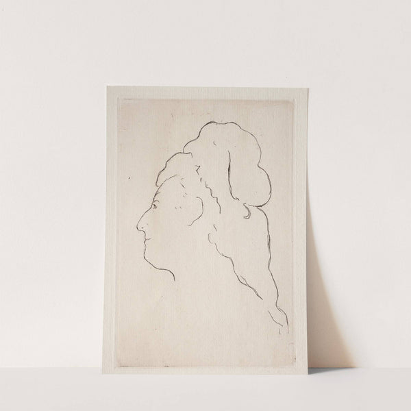 Profile of Eva Gonzalès turned to the left (c. 1869) by Édouard Manet