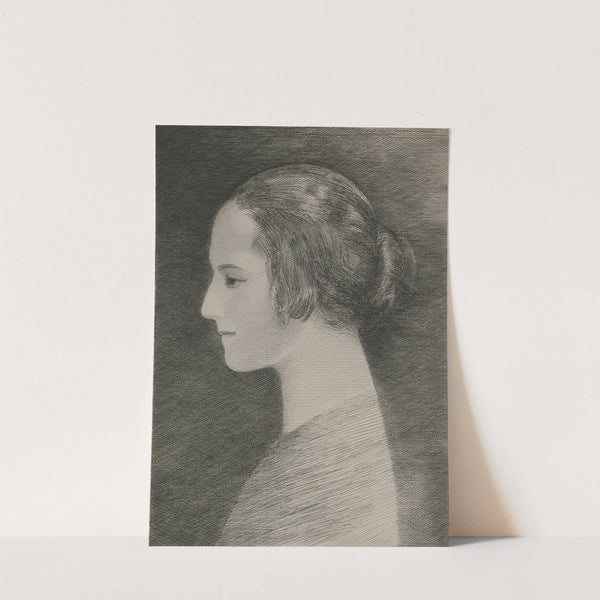 Profile Of Helena Rubinstein by Louis Marcoussis