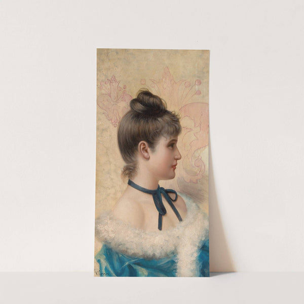 Profile Portrait of a Young Beauty by Vittorio Matteo Corcos