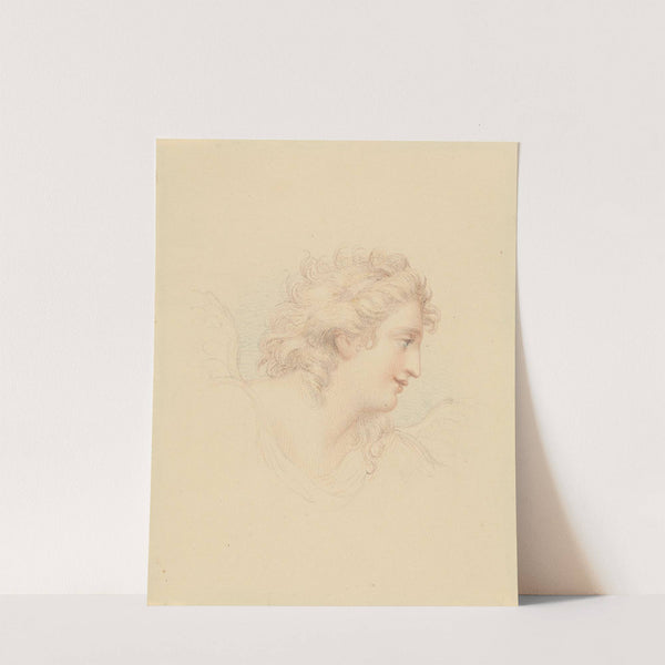 Profile Study of Female Head by Edward Francis Burney