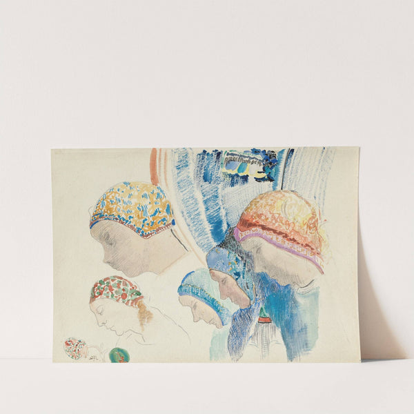 Profils de hollandaises by Odilon Redon