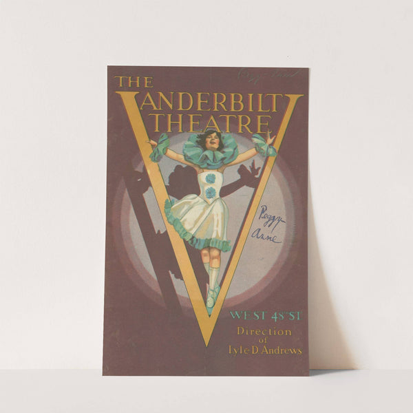 Program for Peggy-Ann, dated June 6 1927, at the Vanderbilt Theatre by Anonymous