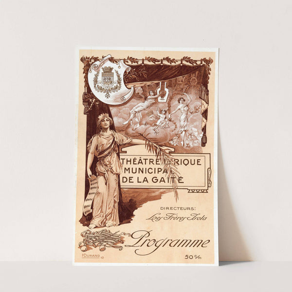 Programme by H. Durand