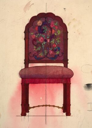 Project for a chair — size preview