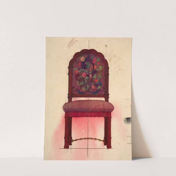 Project for a chair by Félix Bracquemond