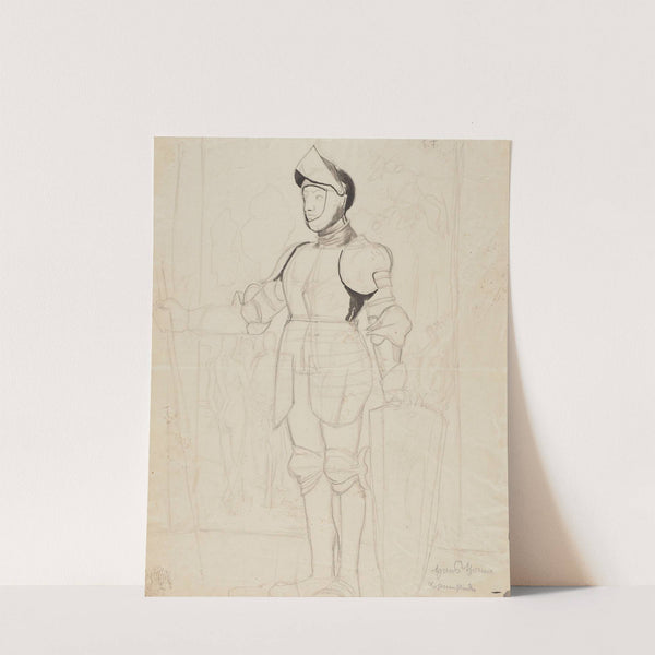 Project for a Composition ‘Guardian in front of the Garden of Love’ (1890) by Hans Thoma