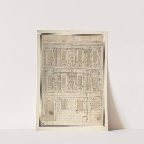 Project for a Façade Decoration by Lattanzio Gambara