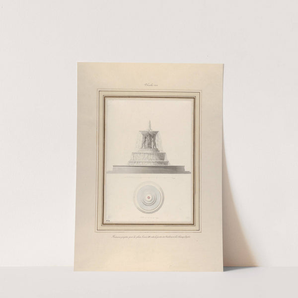 Project for a Fountain for La Place Louis XV by Pierre François Léonard Fontaine