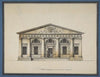 Project for the Riding-School of the Horse Guards in Saint Petersburg – Elevation of the Side Entrance