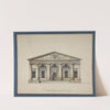 Project for the Riding-School of the Horse Guards in Saint Petersburg - Elevation of the Side Entrance by Giacomo Quarenghi