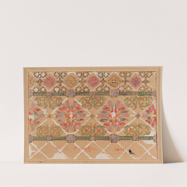 Projekt dekoracji malarskiej sklepienia katedry Wniebowzięcia Matki Boskiej w Płocku by Józef Mehoffer