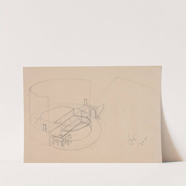 Projekt teatru na wolnym powietrzu (1905) by Stanisław Wyspiański