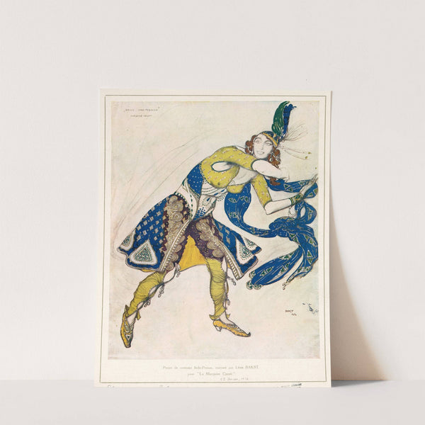 Projet de costume Indo-Persan, exécuté par Léon Bakst pour ‘La Marquise Casati’ (1912) by Léon Bakst