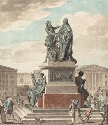 Projet d’un monument a ériger pour le roi