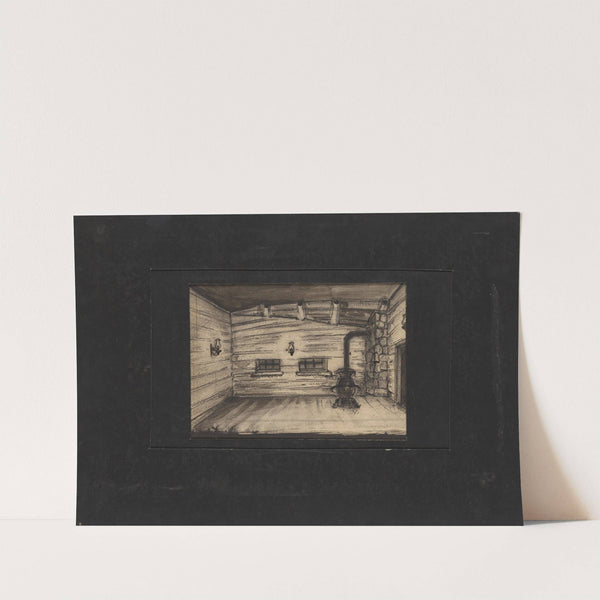 Prologue to Glory: Sketch no. 1 (Shadowy Interior) (1934-1943) by Frederick Stover