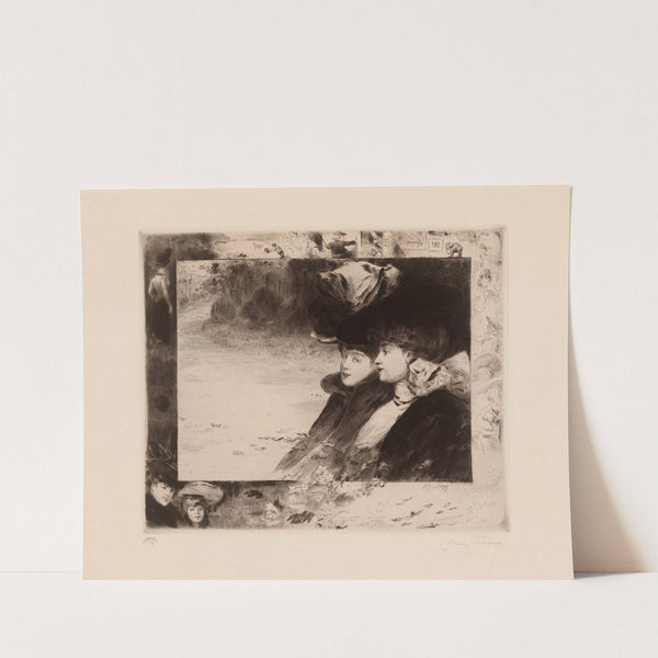 Promenade au Parc avec marges symphoniques (1890) by Henri Somm