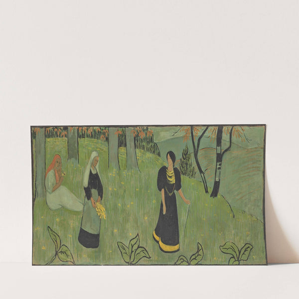 Promenade du Dimanche (Robe Noire) (1894) by Paul Sérusier