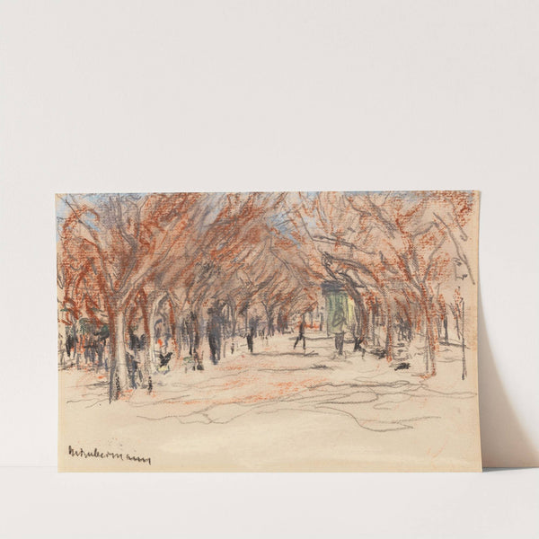 Promenade in Cannes (Ca. 1907) by Max Liebermann