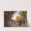 Promenade in the Tiergarten in Berlin by Adolf Leonhard Müller-Cassel