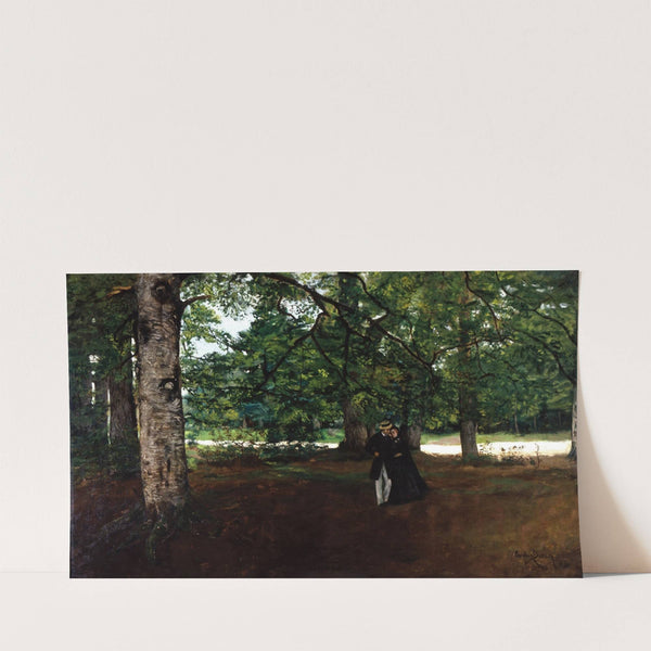 Promenade in the Woods (1861) by Carolus-Duran