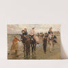 Promenade on the Beach - Heist-aan-Zee by Jan Verhas