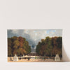 Promenading At The Tuilleries, Paris Signe And Dated (1847) by Léon-Auguste Mellé