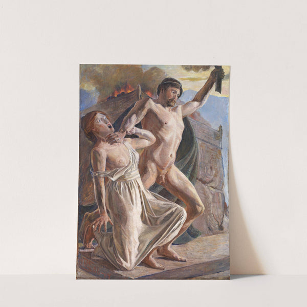 Prometheus steals the fire by Poul Simon Christiansen