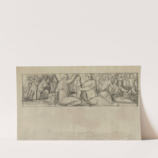 Prometheus und Athena erschaffen den Menschen by Bernhard von Neher the younger