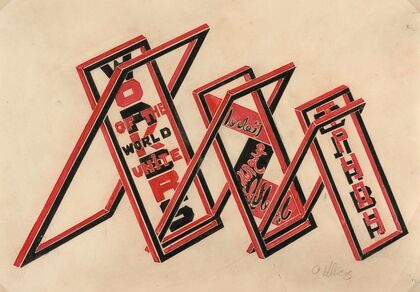 Propaganda Stand (Workers of the World Unite)