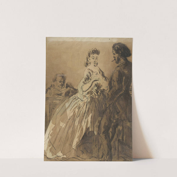 Propos galants by Constantin Guys