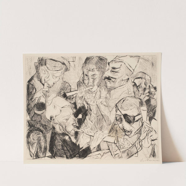 Prosit Neujahr (1917) by Max Beckmann