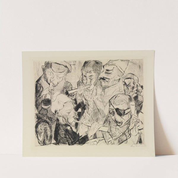 Prosit Neujahr (1917) by Max Beckmann