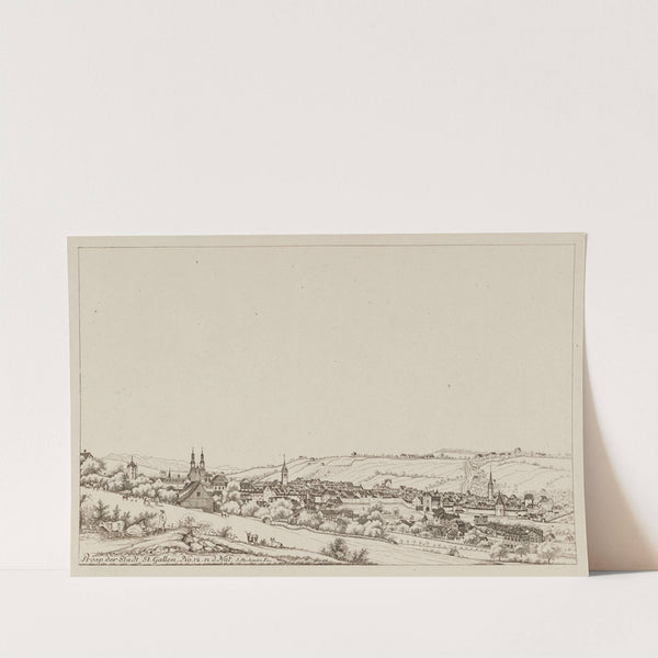 Prosp. der Stadt St. Gallen by Johann Jakob Aschmann