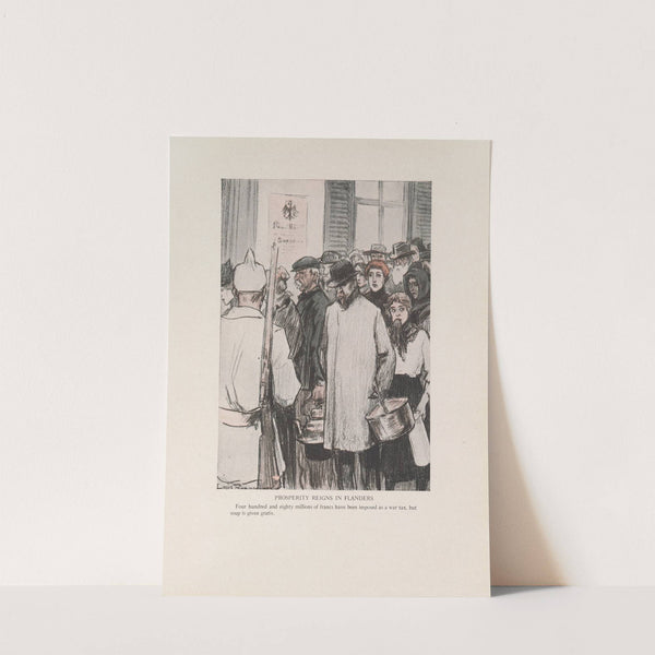 Prosperity Reigns in Flanders (1916-1917) by Louis Raemaekers