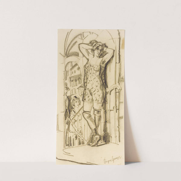 Prostitute in Doorway by Boris Grigoriev