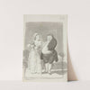 Prostitute Soliciting a Fat, Ugly Man (recto) (1796-97) by Francisco de Goya